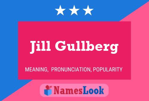 ملصق اسم Jill Gullberg