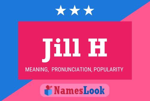 ملصق اسم Jill H