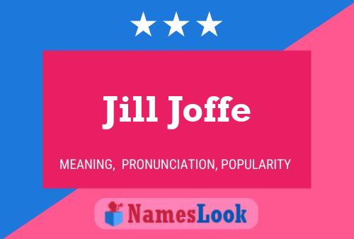 ملصق اسم Jill Joffe