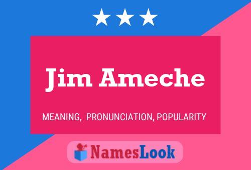 ملصق اسم Jim Ameche