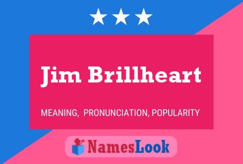 ملصق اسم Jim Brillheart