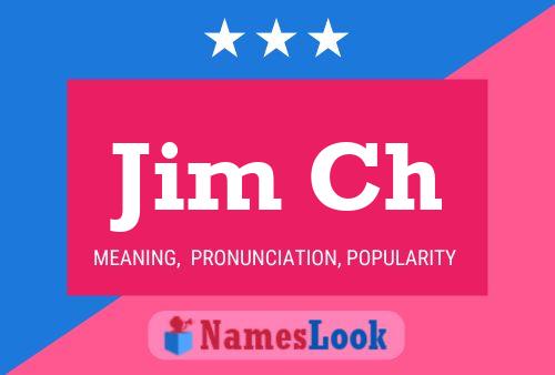 ملصق اسم Jim Ch