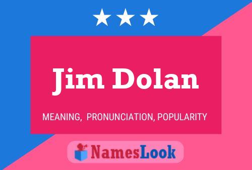 ملصق اسم Jim Dolan