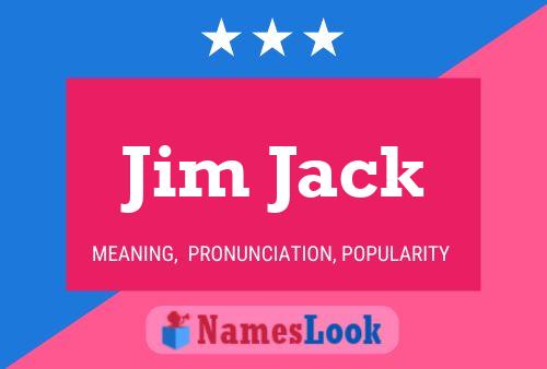 ملصق اسم Jim Jack