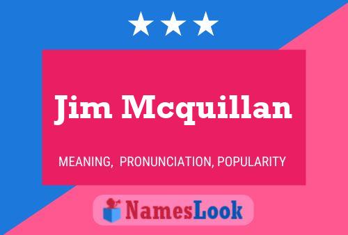 ملصق اسم Jim Mcquillan