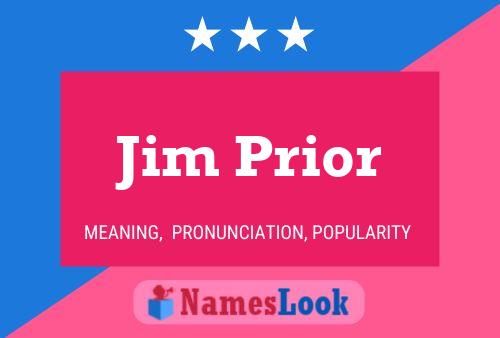 ملصق اسم Jim Prior