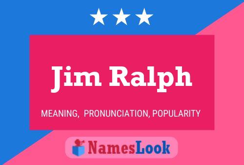 ملصق اسم Jim Ralph