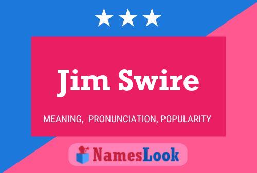 ملصق اسم Jim Swire