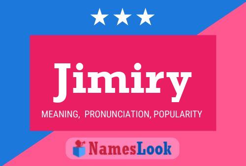 ملصق اسم Jimiry