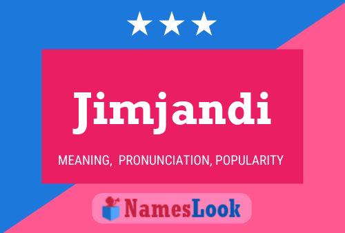 ملصق اسم Jimjandi