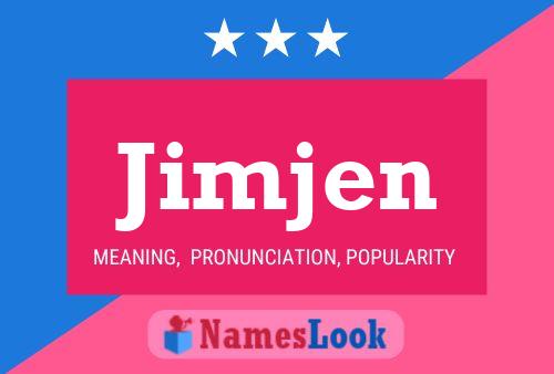 ملصق اسم Jimjen