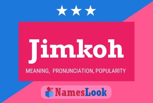 ملصق اسم Jimkoh