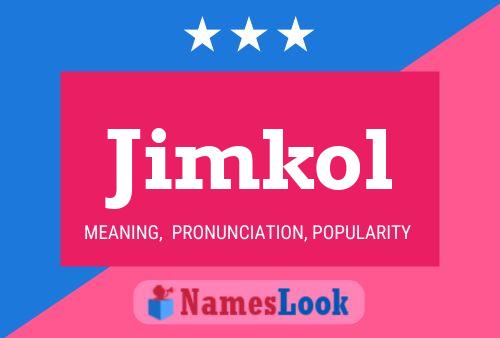 ملصق اسم Jimkol