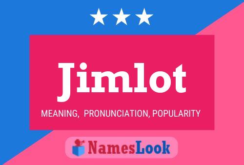 ملصق اسم Jimlot