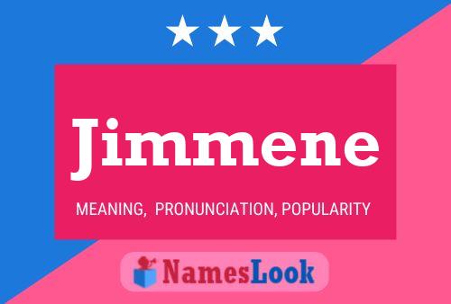 ملصق اسم Jimmene