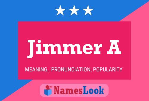 ملصق اسم Jimmer A