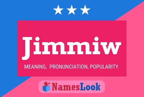 ملصق اسم Jimmiw