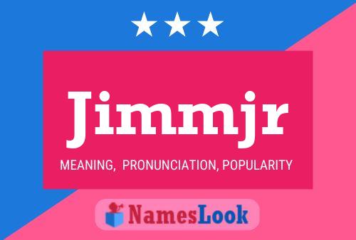 ملصق اسم Jimmjr