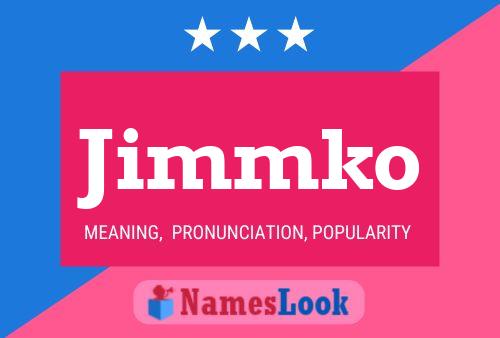 ملصق اسم Jimmko