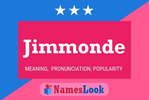 ملصق اسم Jimmonde