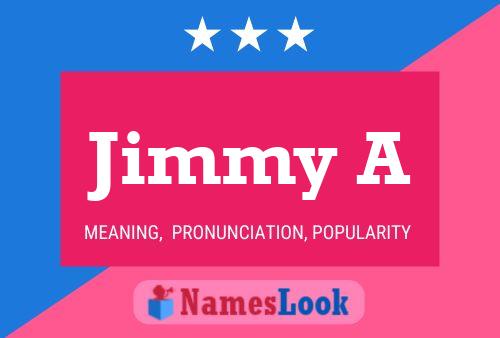 ملصق اسم Jimmy A