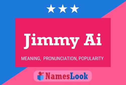 ملصق اسم Jimmy Ai