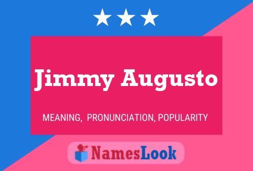 ملصق اسم Jimmy Augusto