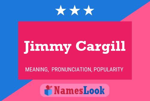 ملصق اسم Jimmy Cargill