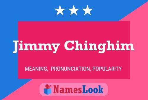 ملصق اسم Jimmy Chinghim