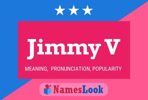 ملصق اسم Jimmy V