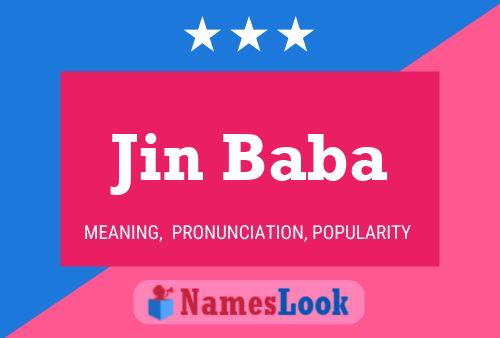 ملصق اسم Jin Baba