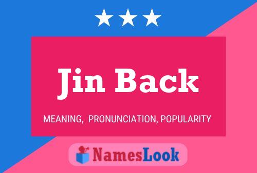 ملصق اسم Jin Back