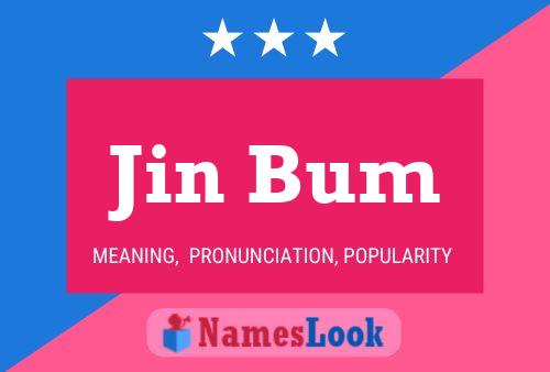 ملصق اسم Jin Bum