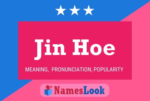 ملصق اسم Jin Hoe