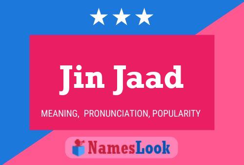 ملصق اسم Jin Jaad