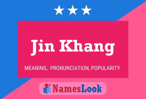 ملصق اسم Jin Khang