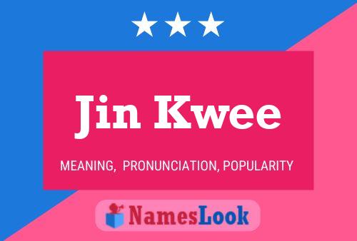 ملصق اسم Jin Kwee