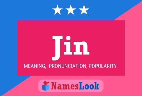 ملصق اسم Jin