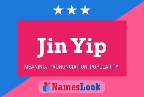 ملصق اسم Jin Yip