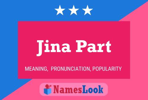 ملصق اسم Jina Part