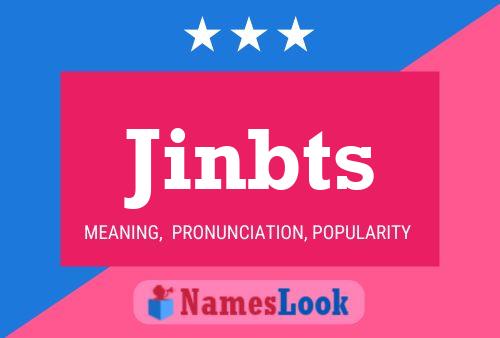 ملصق اسم Jinbts