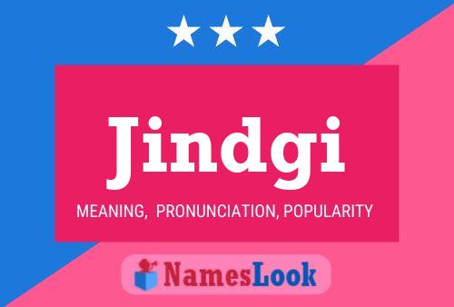 ملصق اسم Jindgi