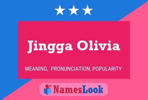 ملصق اسم Jingga Olivia