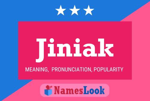 ملصق اسم Jiniak