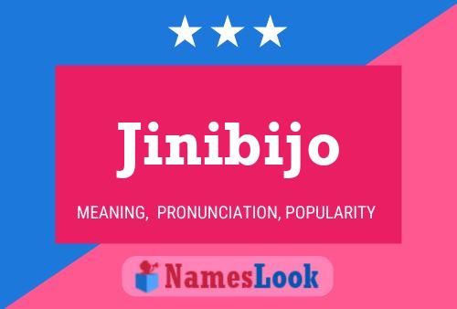 ملصق اسم Jinibijo