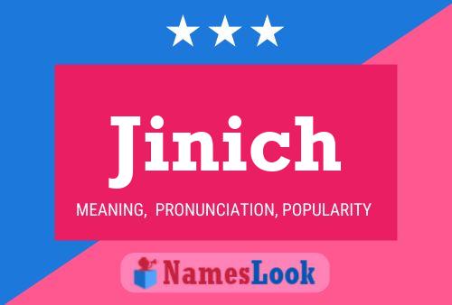 ملصق اسم Jinich