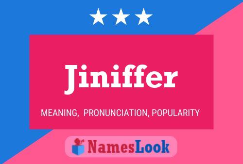 ملصق اسم Jiniffer