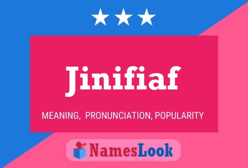 ملصق اسم Jinifiaf