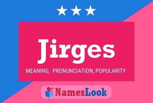 ملصق اسم Jirges