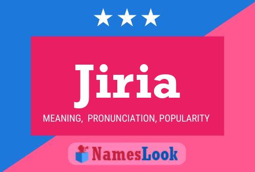 ملصق اسم Jiria